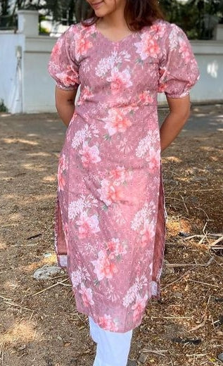 MAUVE HAKOBA KURTI