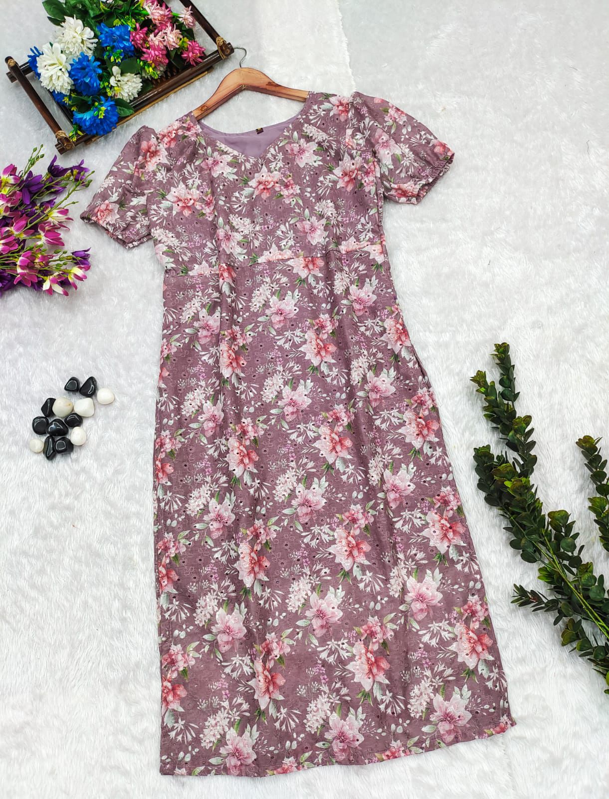 MAUVE HAKOBA KURTI