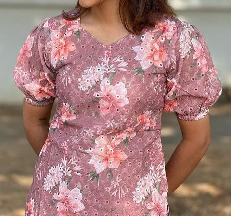 MAUVE HAKOBA KURTI