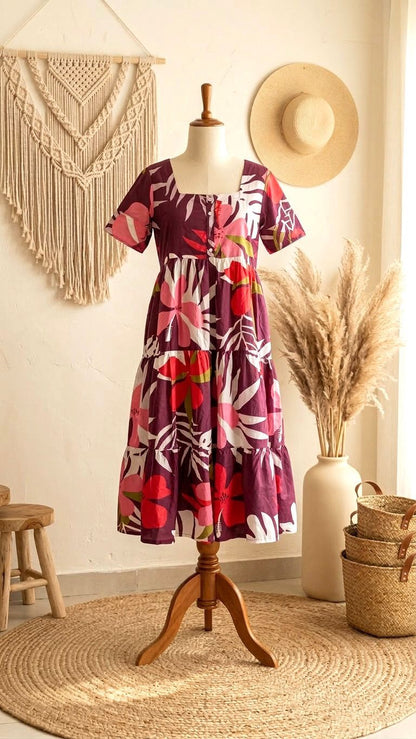 PRINTED FEEDING FRIENDLY MAXI