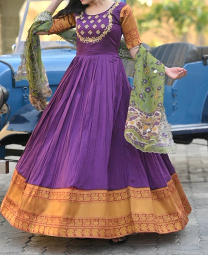 PREMIUM READYMADE GOWN WITH DUPPTTA