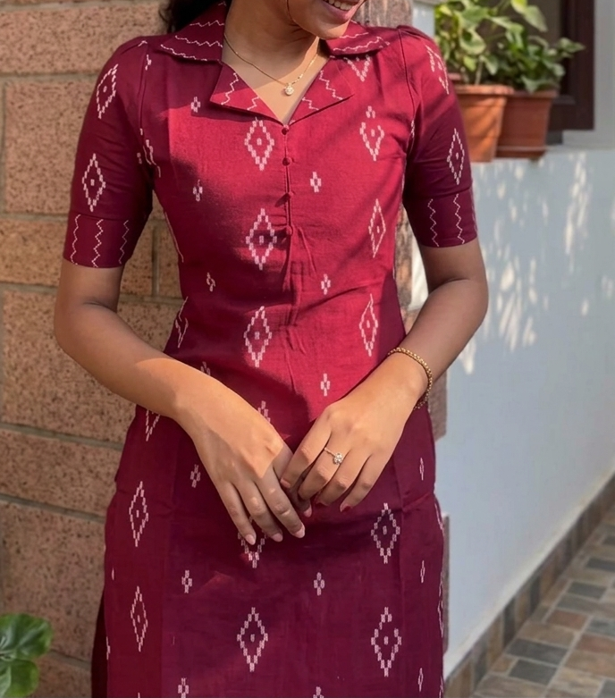 PREMIUM IKKAT PRINTED  CO-ORD SET