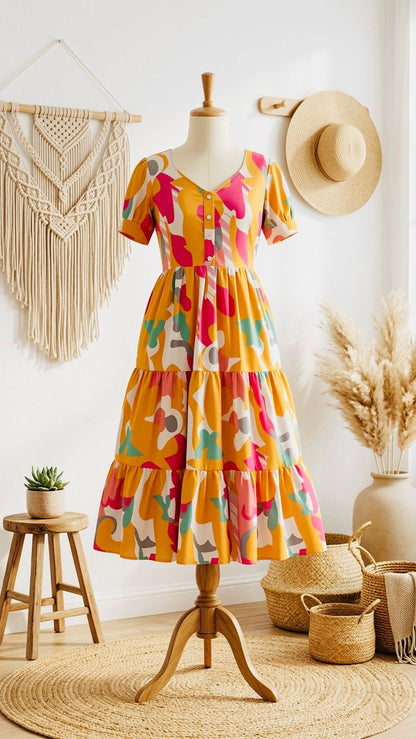 PRINTED FEEDING FRIENDLY MAXI