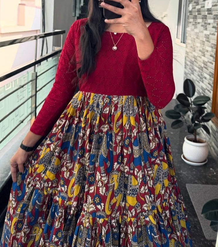 HAKOBA KALAMKARI GOWN