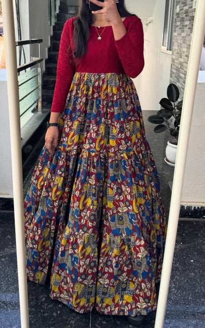 HAKOBA KALAMKARI GOWN