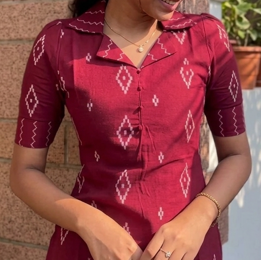 PREMIUM IKKAT PRINTED  CO-ORD SET