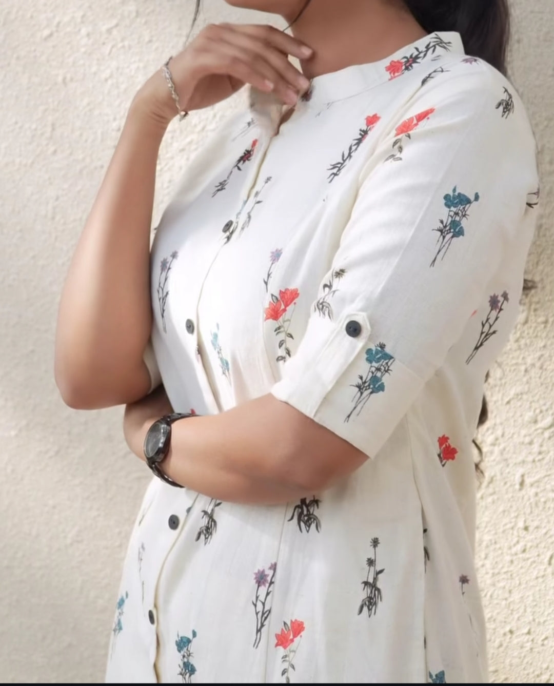 PREMIUM WHITE RAYON CO-ORD SET