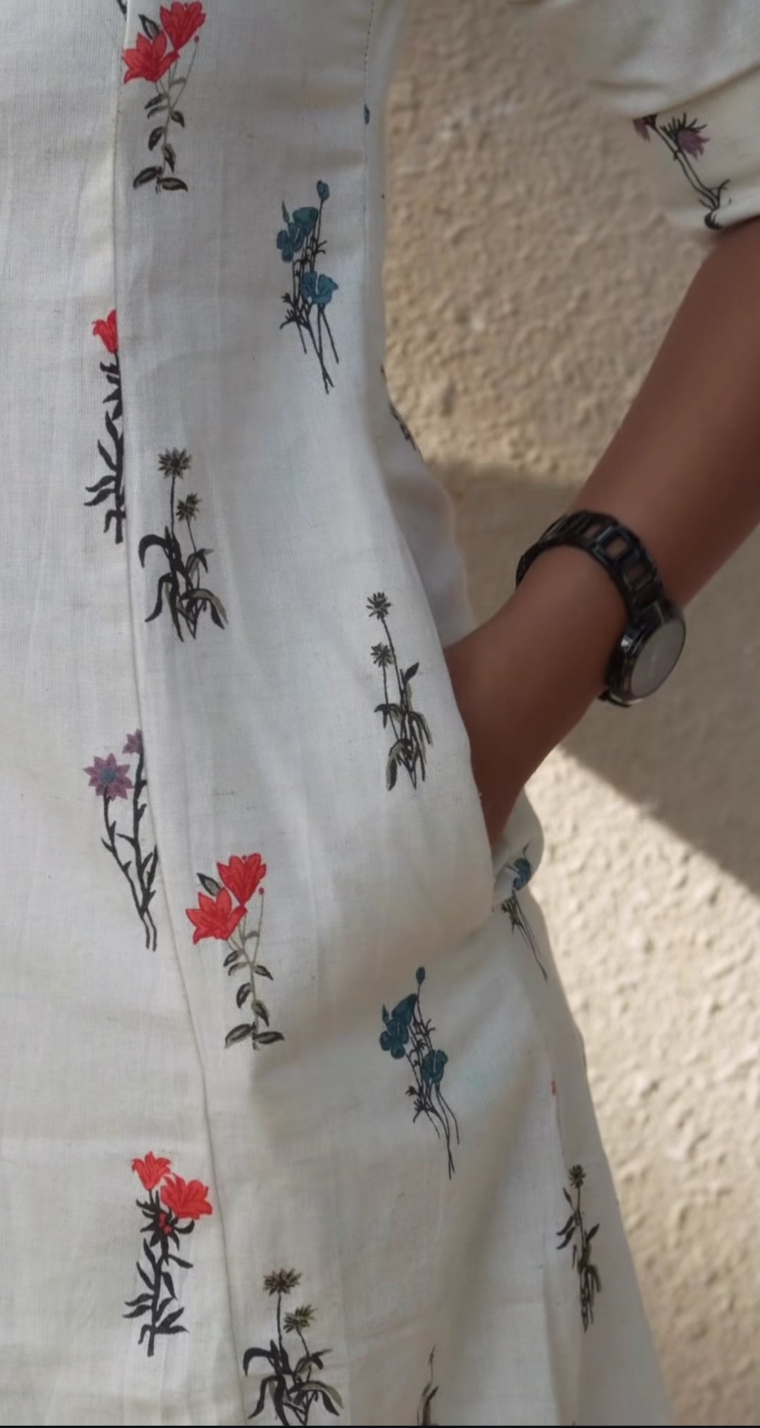 PREMIUM WHITE RAYON CO-ORD SET