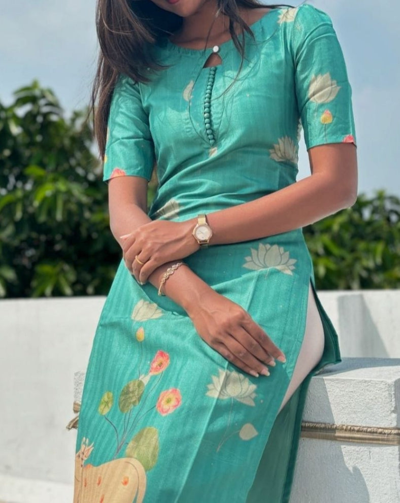 COW PRINT KURTI