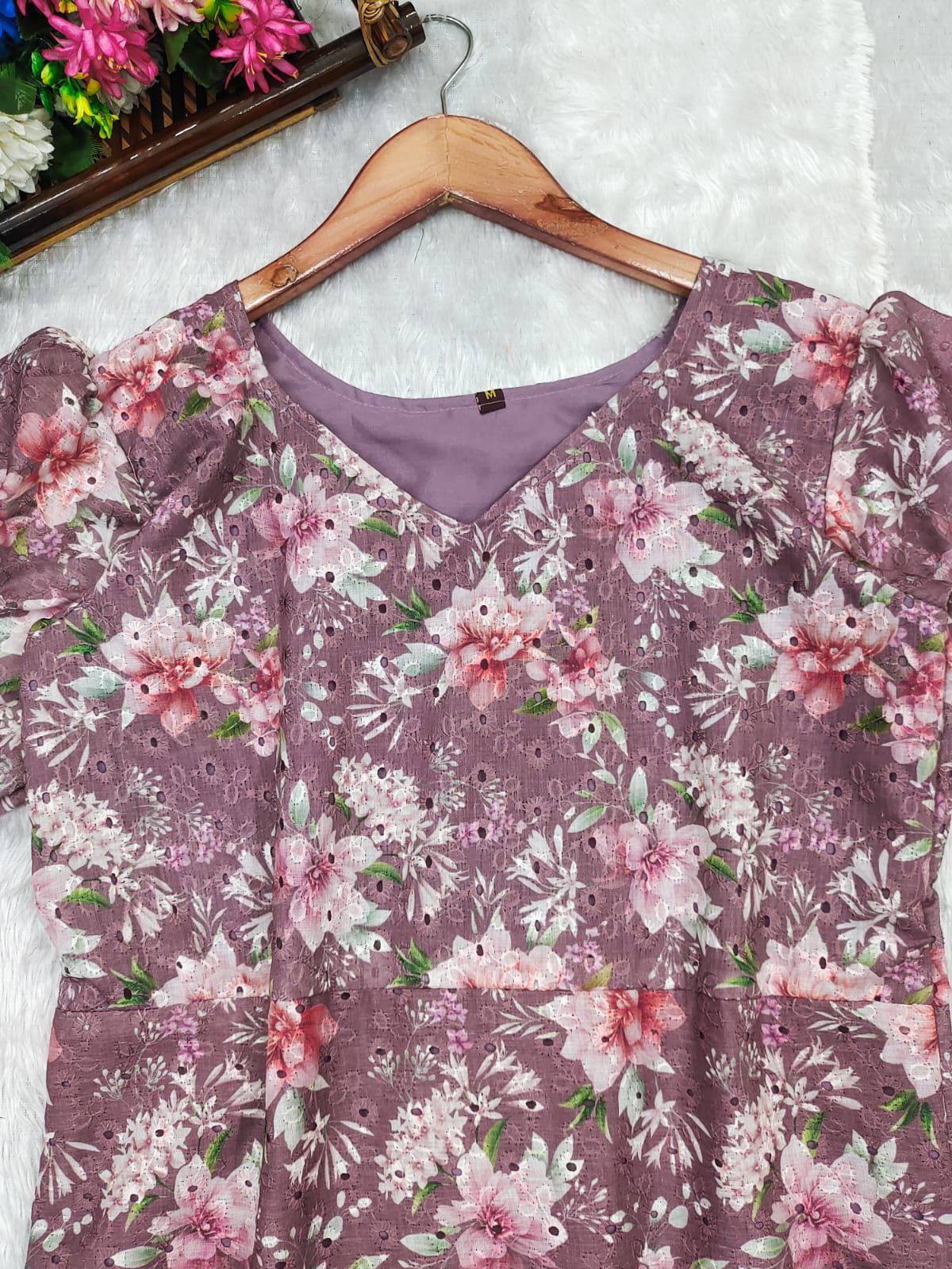 MAUVE HAKOBA KURTI