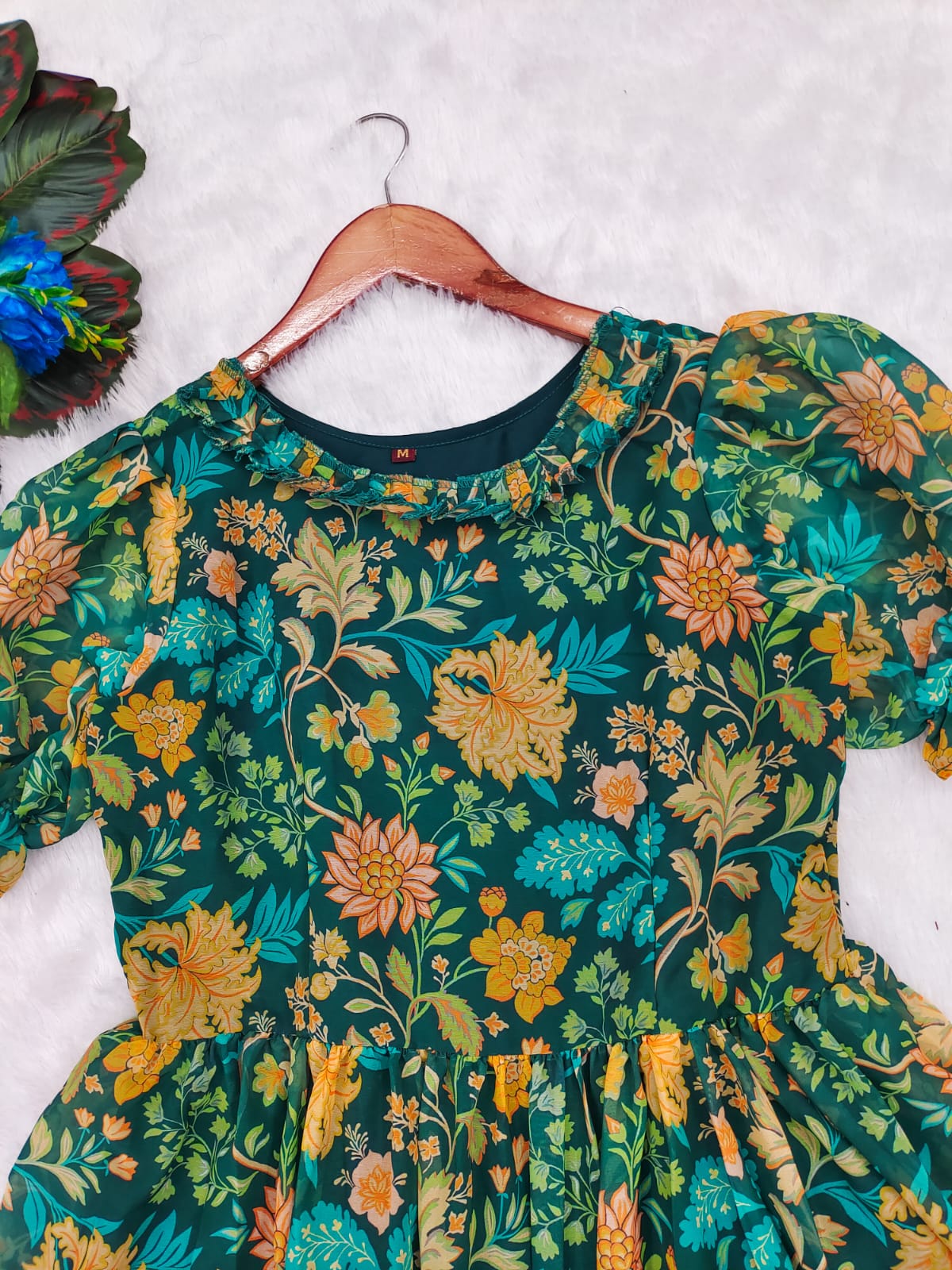 FLORAL KANI PRINT MIDI