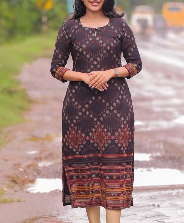 PREMIUM RUBY WEAVE KURTI