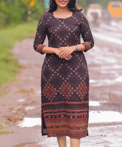 PREMIUM RUBY WEAVE KURTI