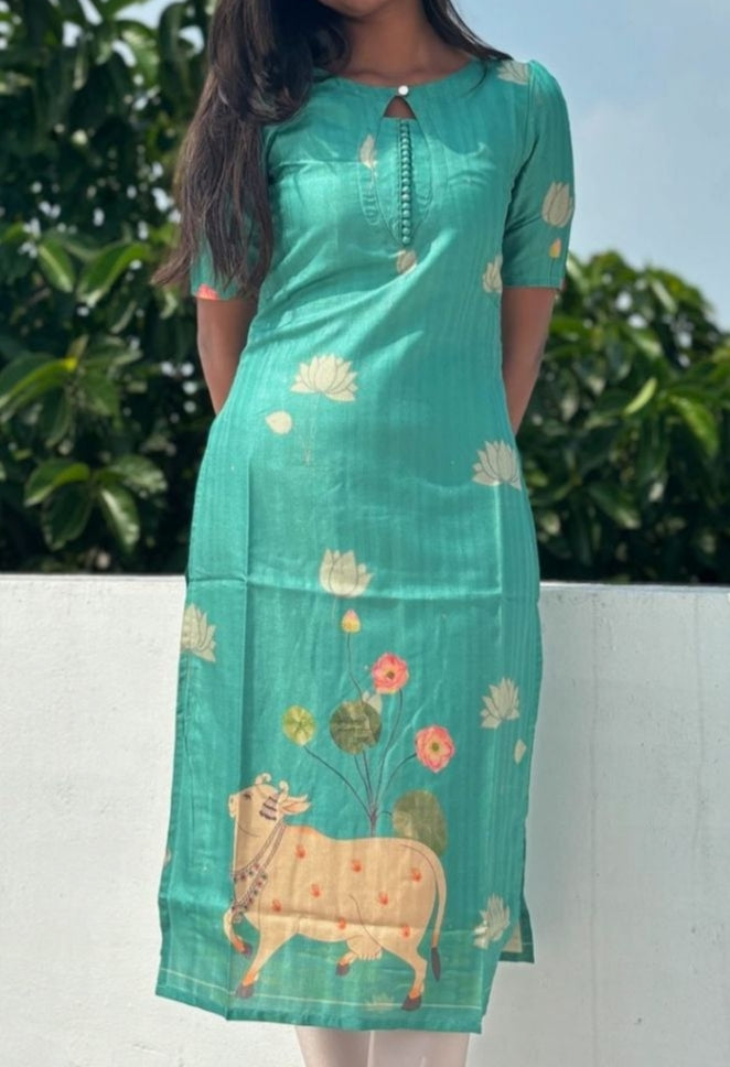 COW PRINT KURTI
